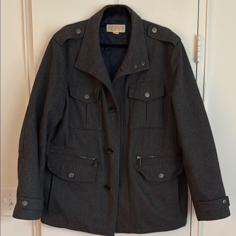 Michael Kors Gray Winter Jacket Jacket - image 1